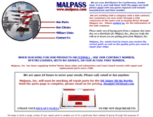 Tablet Screenshot of malpass.com